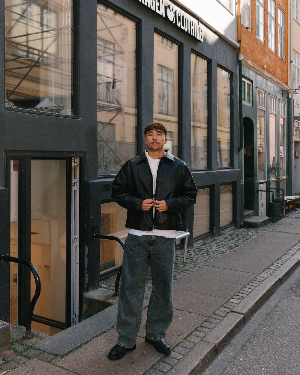 Leather jacket Black | Skagen - clothing.dk